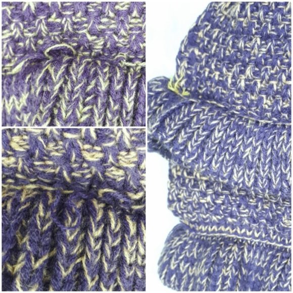 Mermaid Tail Knit Blanket Purple - Picture 5 of 7